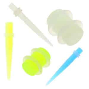 Glow in the Dark Plugs and Tapers
