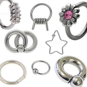 Surgical Steel Ball Closure Rings