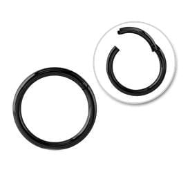 Black steel hinged segment ring