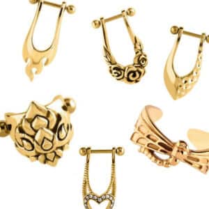 Gold Plated Ear Cuffs